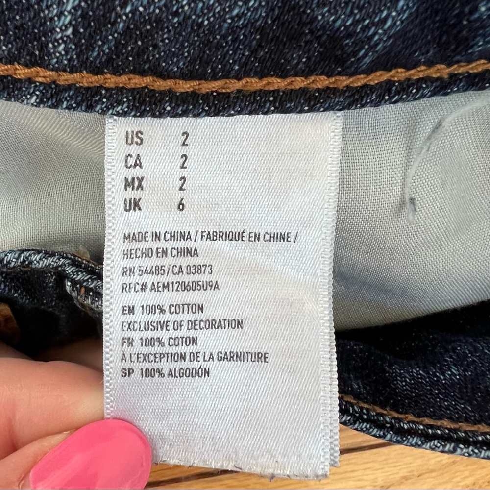 American eagle hi-rise festival cutoff denim jean shorts - Picture 7 of 7